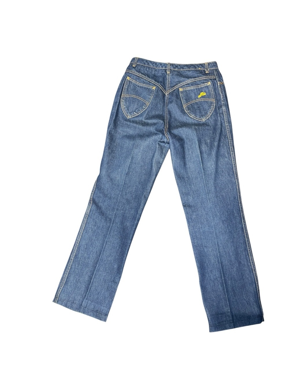 chic Medium Blue Straight-Leg Women's Jeans - Picture 5 of 5